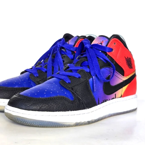 Nike Air Jordan 1 Mid’s- Skyline Kids Size 4Y